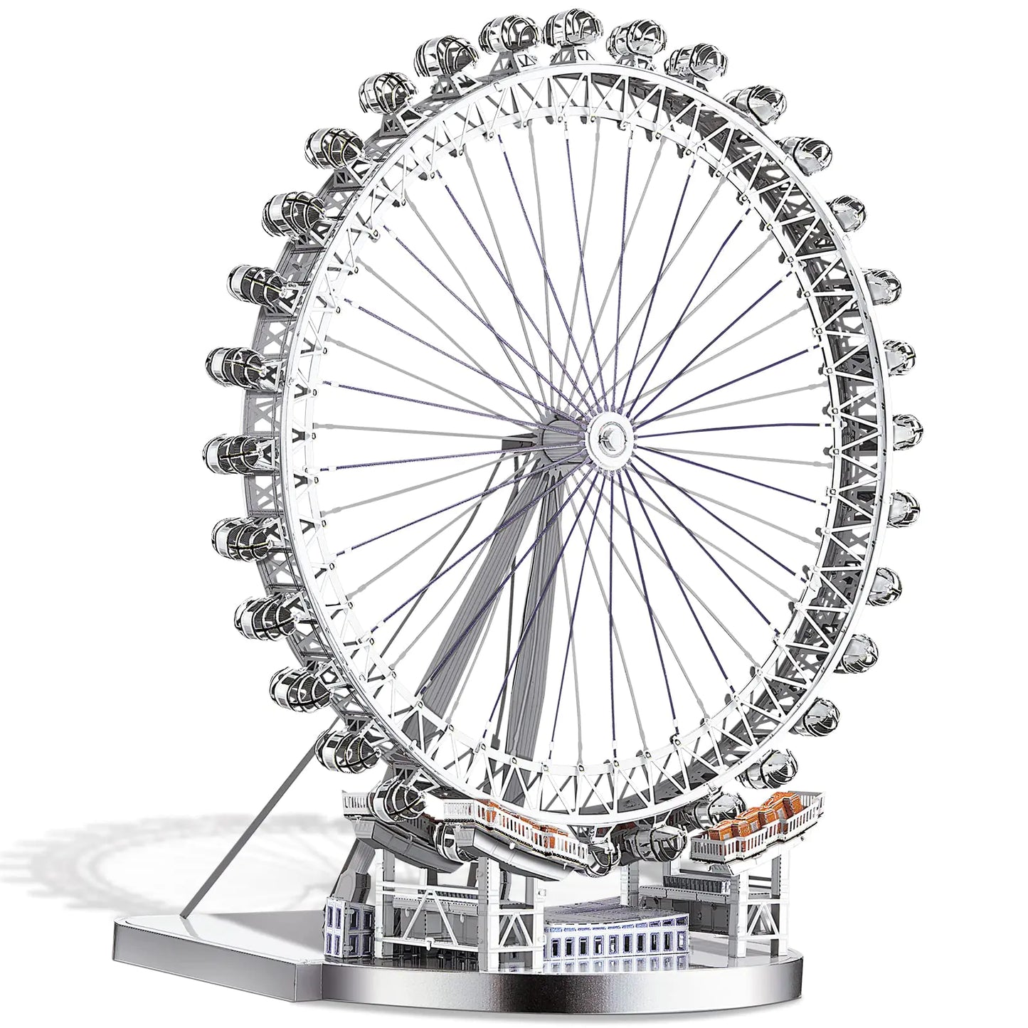 Piececool 3D Metal Model Puzzles for Adults Upgraded Large London Eye Architecture 3D Metal Models Building Kits Best Birthday Gifts 141 Pcs