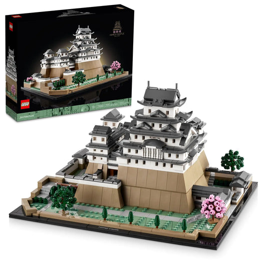 LEGO Architecture Landmarks Collection: Himeji Castle 21060 Building Set Build & Display this Collectible Model for Adults Fun Gift for Lovers of Japan Famous Japanese Buildings History and Travel