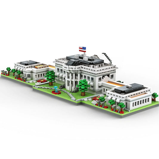 SEMKY Micro Mini Blocks White House Famous Landmark Model Set(3000Pieces) -Building and Architecture Toys Gifts for Kid and Adult