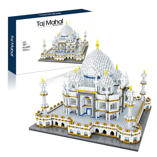 Architecture Collection: Taj Mahal 3950 pcs Building Set Model Kit and Gift for Adults and KidsMicro Block
